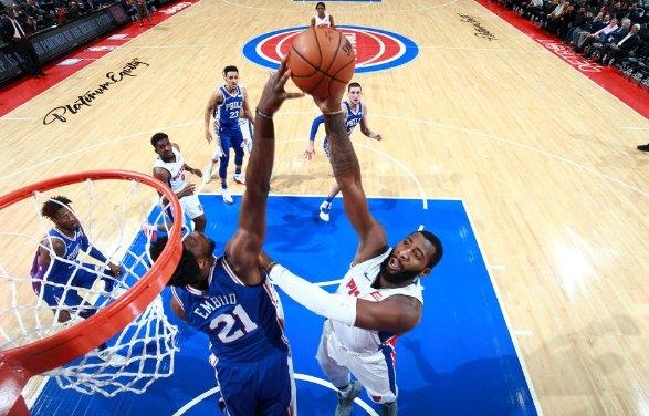  恩比德统治攻防两端76人轻取魔术